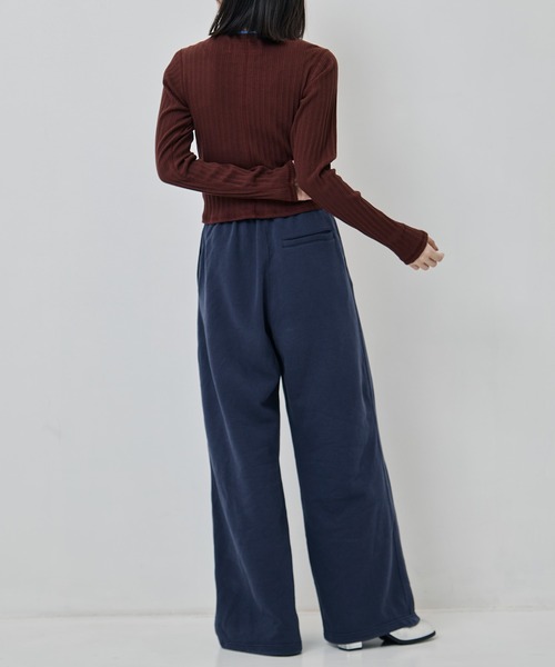 JANE SMITH / JOHN SMITH（ジェーンスミスジョンスミス）の「[JANE SMITH/ジェーン・スミス]COTTON EYELET RIB CARDIGAN（カーディガン/ボレロ・レディース・ミント/ブラウン・38）」の5枚目の写真