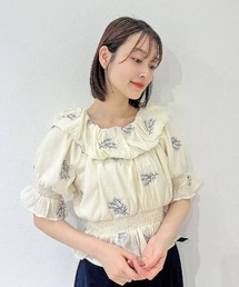 an another angelus | アリッサム刺繍オフショルブラウス/fint フィント(シャツ/ブラウス)