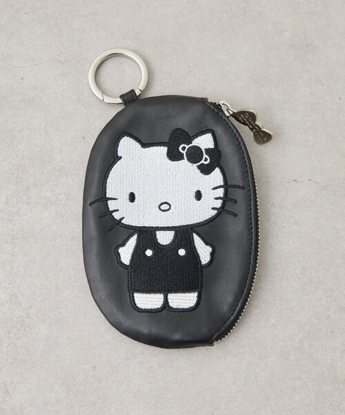 ear PAPILLONNER（イアパピヨネ）の「【HELLO KITTY（ハローキティ）×ear】コラボレザーケース《本革》（ポーチ・レディース・レッド/ブラック・FREE）」の18枚目の写真