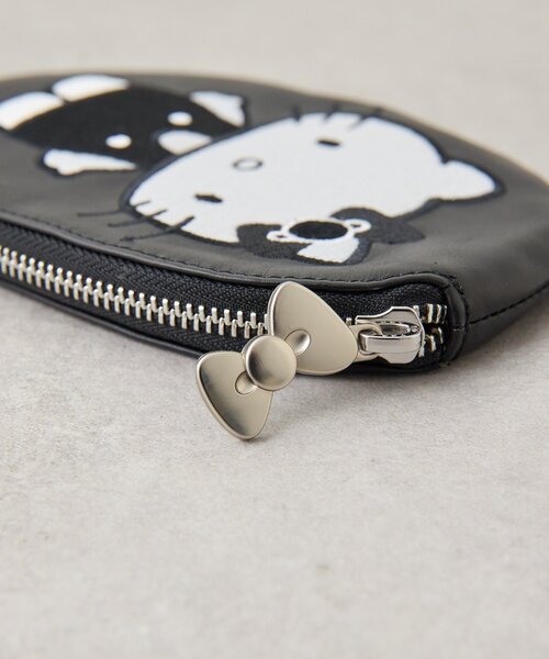 ear PAPILLONNER（イアパピヨネ）の「【HELLO KITTY（ハローキティ）×ear】コラボレザーケース《本革》（ポーチ・レディース・レッド/ブラック・FREE）」の22枚目の写真