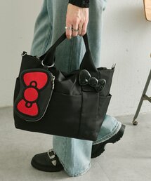 ear PAPILLONNER（イアパピヨネ）の「【HELLO KITTY（ハローキティ）×ear】コラボレザーケース《本革》（ポーチ）」