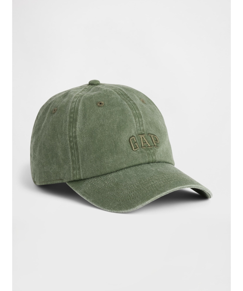 GAP（ギャップ）の「GAPロゴ ウォッシュ ベースボールキャップ（キャップ・メンズ・カーキ/ブルー/ピンク/グリーン・ONE SIZE）」の2枚目の写真