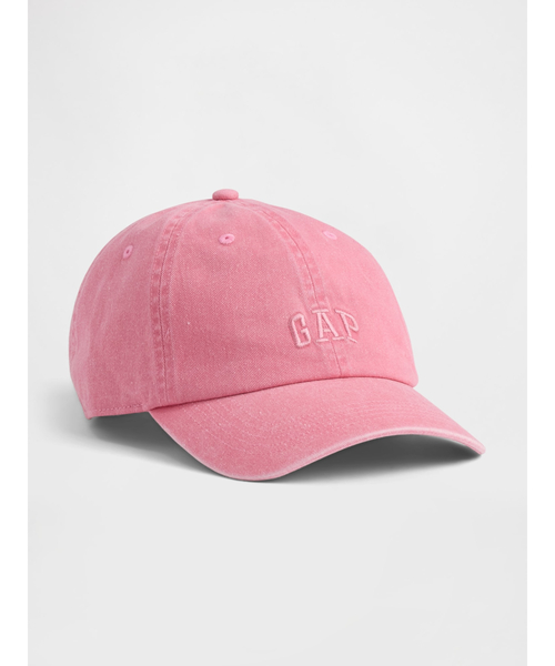 GAP（ギャップ）の「GAPロゴ ウォッシュ ベースボールキャップ（キャップ・メンズ・カーキ/ブルー/ピンク/グリーン・ONE SIZE）」の4枚目の写真