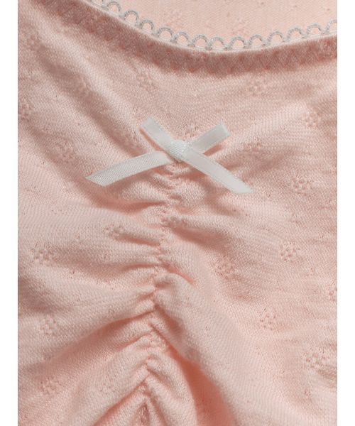 SORIN(ソリン )の「【MADE IN JAPAN 】Soft Cotton U Neck T-shirt/ソフトコットン UネックTシャツ(Tシャツ/カットソー・レディース・ピンク/ホワイト・38)」の12枚目の写真