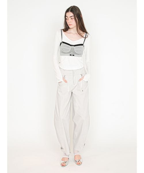 SORIN(ソリン )の「【MADE IN JAPAN 】Soft Cotton U Neck T-shirt/ソフトコットン UネックTシャツ(Tシャツ/カットソー・レディース・ピンク/ホワイト・38)」の14枚目の写真