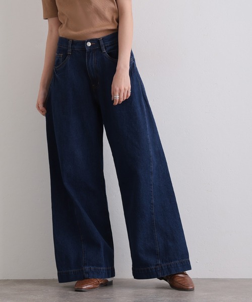 ルーズワイドパンツ（デニムパンツ）｜ElegChic（エレグシック）の
