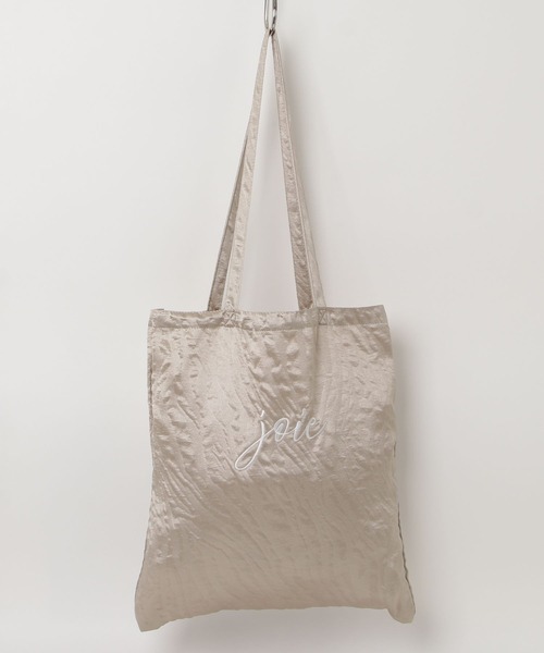Per sist ence(パーシエンス)の「サテンロゴ刺繍トートバッグ(トートバッグ・レディース・グリーン/ピンク/ベージュ/ブラック/グレー・ONE SIZE)」の19枚目の写真