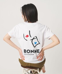 BONNE（ボネ）の「【別注】＜BONNE＞プリント Tシャツ（Tシャツ/カットソー）」