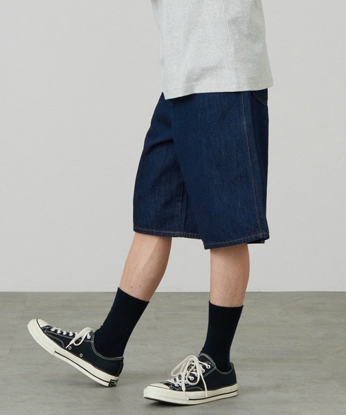 Lee(リー)の「Wranglerデニムショーツ ユニセックス/ショートパンツ(デニムパンツ・メンズ・インディゴブルー・SMALL/X-SMALL/X-LARGE/LARGE/MEDIUM)」の7枚目の写真