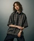 WETTEMPT（ウィテンプト）の「MATERIAL CHECK S/S SHIRT / マテリアルチェックS/Sシャツ（シャツ/ブラウス・MEDIUM）」