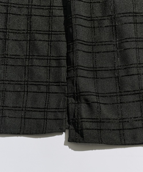 WETTEMPT(ウィテンプト)の「MATERIAL CHECK S/S SHIRT / マテリアルチェックS/Sシャツ(シャツ/ブラウス・メンズ・ブラック/ブラウン/グレー・LARGE/MEDIUM/SMALL)」の18枚目の写真