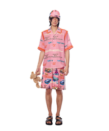 YH Baby Racing Short Sleeve Collar Shirt