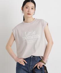 MINERALTEX(TM)ロゴプリントノースリーブTシャツ