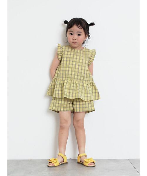 Samansa Mos2 Lagom(サマンサモスモスラーゴム)の「リボンサンダル(サンダル・キッズ・イエロー/ピンク・18cm/17cm/16cm/15cm)」の6枚目の写真