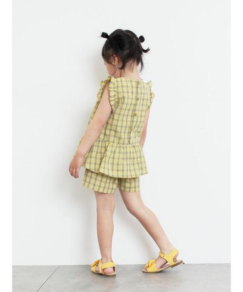 Samansa Mos2 Lagom(サマンサモスモスラーゴム)の「リボンサンダル(サンダル・キッズ・イエロー/ピンク・18cm/17cm/16cm/15cm)」の8枚目の写真