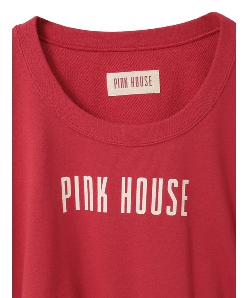 PINK HOUSE(ピンクハウス)の「ロゴプリントスウェット(スウェット・レディース・ピンク/レッド/ネイビー/ブラック/トップグレー・フリー)」の8枚目の写真