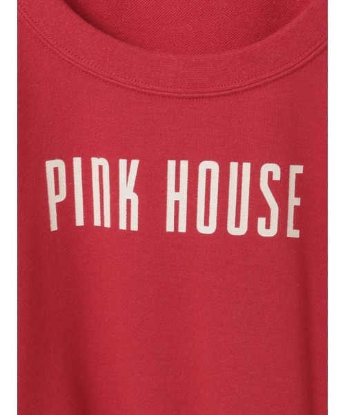 PINK HOUSE(ピンクハウス)の「ロゴプリントスウェット(スウェット・レディース・ピンク/レッド/ネイビー/ブラック/トップグレー・フリー)」の11枚目の写真