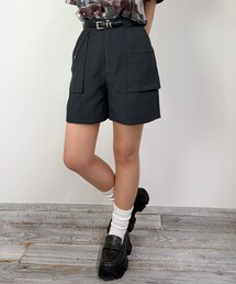 NICOLE CLUB | センター切り替えショートパンツ(その他パンツ)