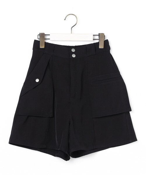 NICOLE CLUB(ニコル クラブ)の「センター切り替えショートパンツ(その他パンツ・レディース・ブラック/チャコールグレー・M)」の13枚目の写真