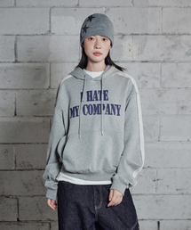 LOSERS CLUB（ルーザーズクラブ）の「スローガングラフィックフードパーカーグレー（パーカー）」