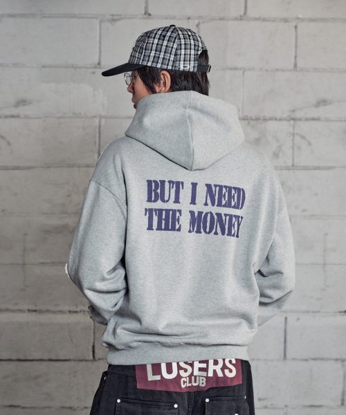 LOSERS CLUB（ルーザーズクラブ）の「スローガングラフィックフードパーカーグレー（パーカー・レディース・その他・1/2）」の5枚目の写真