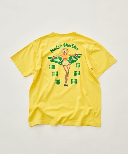 Buzz Rickson's(バズリクソンズ)の「【BUZZ RICKSON’S/バズリクソンズ】S/S T-SHIRT MADAM SHOO SHOO(Tシャツ/カットソー・メンズ・イエロー/ホワイト・XXL/L/XL)」の2枚目の写真