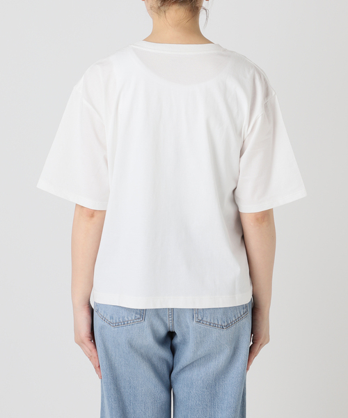 IENA（イエナ）の「コットンフォトプリント ロゴTシャツ（Tシャツ/カットソー・レディース・サックスブルー/グレー・FREE）」の18枚目の写真