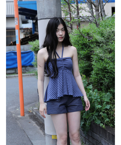 UGLY SHADOW(アグリーシャドウ)の「STITCH POINT SHORTS(NAVY)(その他パンツ・レディース・その他・SMALL/MEDIUM)」の1枚目の写真