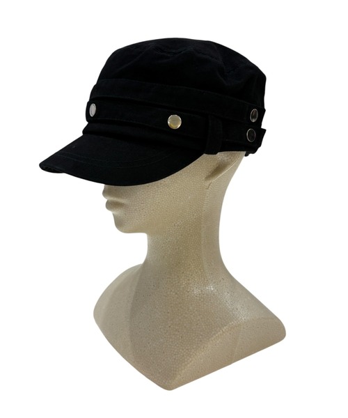 Never mind the XU(ネバーマインドザエックスユー)の「【Never mind the XU】double belt strap cap / 【ネバーマインド ザ エックスユー】ダブルベルトストラップワークキャップ<着用動画あり>(キャップ・メンズ・チャコール/ブラック・ONE SIZE)」の12枚目の写真