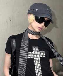 XU（エックスユー）の「【Never mind the XU】double belt strap cap / 【ネバーマインド ザ エックスユー】ダブルベルトストラップワークキャップ＜着用動画あり＞（キャップ）」
