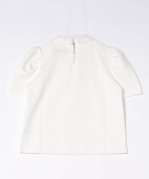 SWINGLE(スウィングル)の「レースカラータックスリーブトップス(Tシャツ/カットソー・レディース・ピンク/グリーン/ベージュ/オフホワイト・FREE)」の20枚目の写真