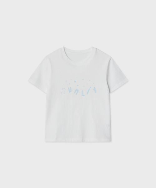 SUNLIT（サンリット）の「スターロゴTシャツ（ホワイト）（Tシャツ/カットソー・レディース・その他・FREE）」の2枚目の写真