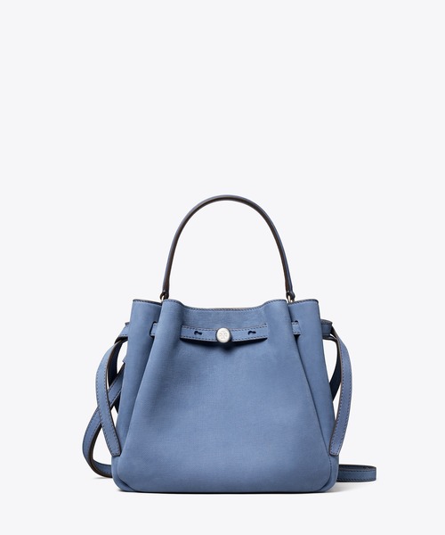 TORY BURCH（トリーバーチ）の「ロミー ヌバック バケットバッグ（ショルダーバッグ・レディース・ブルー・ONE SIZE）」の3枚目の写真