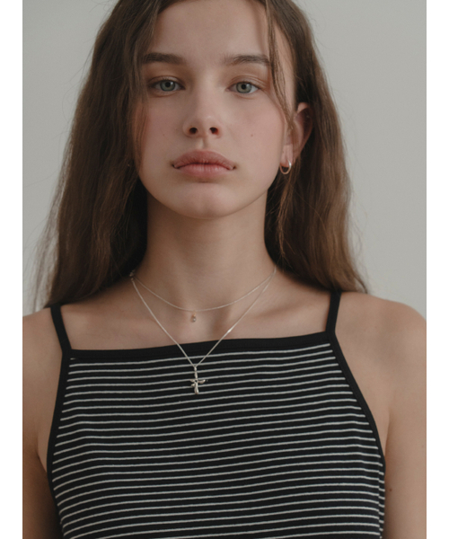 THEMITTEN(ザ・ミトン)の「Grin stripe sleeveless (black)(Tシャツ/カットソー・レディース・その他・FREE)」の5枚目の写真
