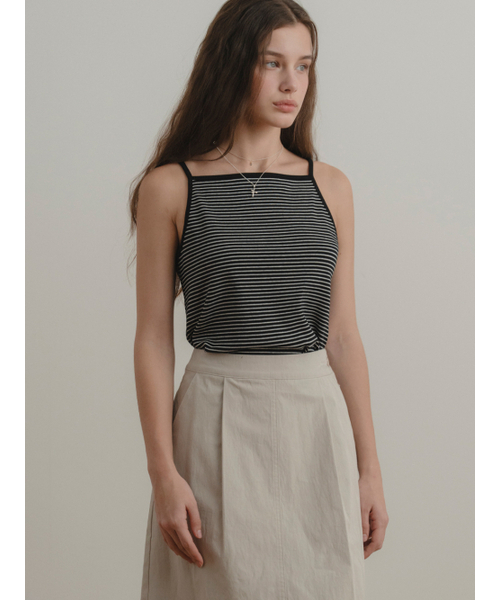 THEMITTEN(ザ・ミトン)の「Grin stripe sleeveless (black)(Tシャツ/カットソー・レディース・その他・FREE)」の6枚目の写真