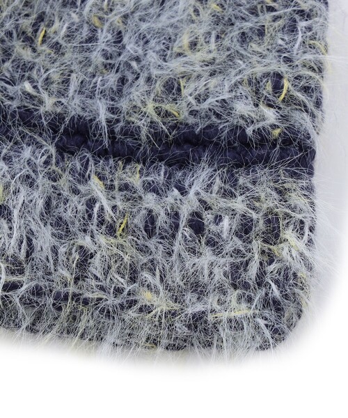 Ray BEAMS(レイビームス)の「ミックス ハンドニット ハット 26FW(ハット・レディース・ミント/グレー/ネイビー・ONE SIZE)」の7枚目の写真