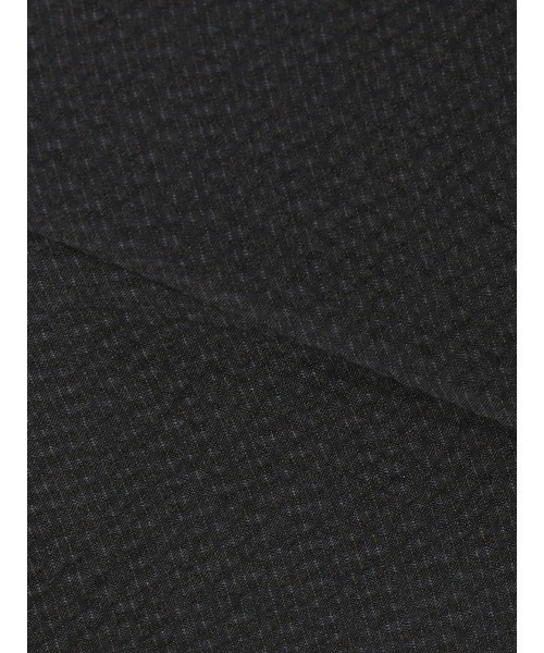 SUIT SQUARE（スーツスクエア）の「隠しボタンダウンカラーシャツ／半袖／ウォッシャブル／撥水／コットンブレンドサッカー／Dot Air（シャツ/ブラウス・メンズ・ブラック/ネイビー・M/S/LL/L）」の12枚目の写真