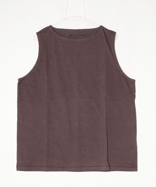STUDIOUS(ステュディオス)の「【ANDER】SLEEVELESS POISON TEE(タンクトップ・メンズ・ブラック/ブラウン・3/2)」の1枚目の写真