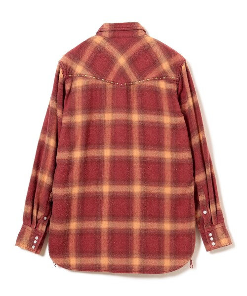 REMI RELIEF（レミレリーフ）の「【イベント限定】【別注】REMI RELIEF / Check Western shirt Classic Fit Red（シャツ/ブラウス・メンズ・レッド・XXX-LARGE/XX-LARGE/X-LARGE/LARGE/MEDIUM/SMALL）」の8枚目の写真