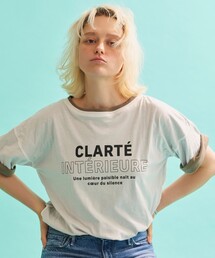 2WAYコットンリバーシブルロゴTシャツ