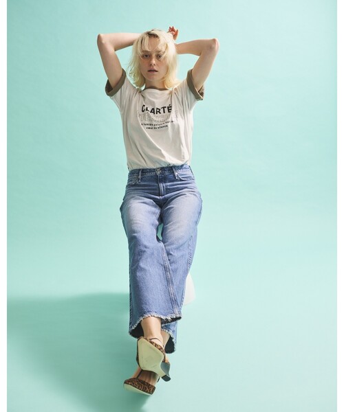 Rouge vif Anna(ルージュヴィフアンナ)の「2WAYコットンリバーシブルロゴTシャツ(Tシャツ/カットソー・レディース・ホワイト/スミクロ・フリー)」の22枚目の写真