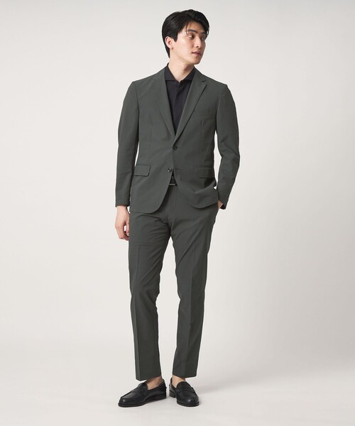 A DAY IN THE LIFE UNITED ARROWS(アデイインザライフユナイテッドアローズ)の「サッカー 2ボタン ジャケット-セットアップ対応・マシンウォッシャブル-<A DAY IN THE LIFE>(テーラードジャケット・メンズ・ダークグレー/ネイビー・M/L/S/XL)」の8枚目の写真