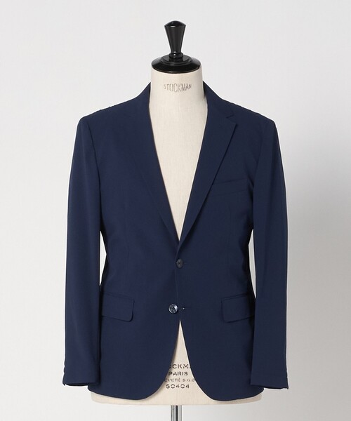 A DAY IN THE LIFE UNITED ARROWS(アデイインザライフユナイテッドアローズ)の「サッカー 2ボタン ジャケット-セットアップ対応・マシンウォッシャブル-<A DAY IN THE LIFE>(テーラードジャケット・メンズ・ダークグレー/ネイビー・M/L/S/XL)」の12枚目の写真