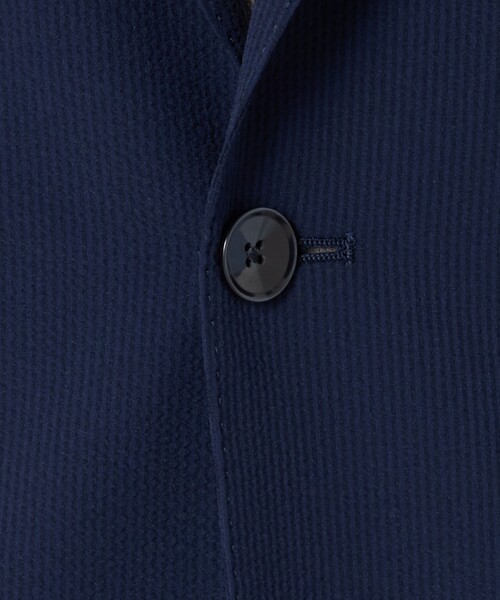 A DAY IN THE LIFE UNITED ARROWS(アデイインザライフユナイテッドアローズ)の「サッカー 2ボタン ジャケット-セットアップ対応・マシンウォッシャブル-<A DAY IN THE LIFE>(テーラードジャケット・メンズ・ダークグレー/ネイビー・M/L/S/XL)」の16枚目の写真