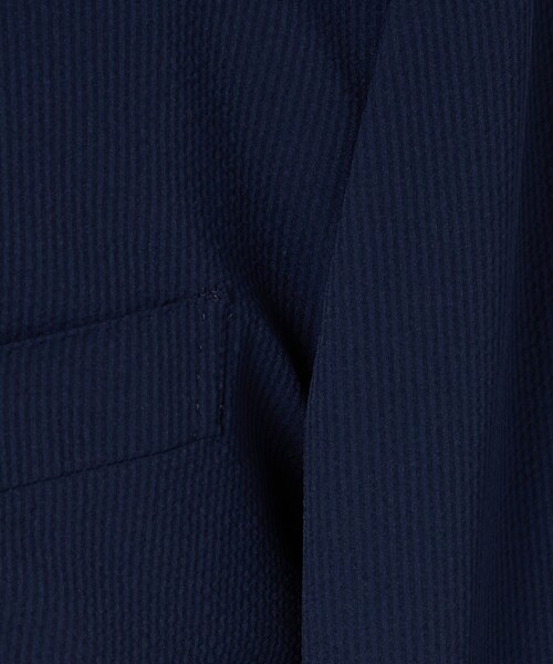 A DAY IN THE LIFE UNITED ARROWS(アデイインザライフユナイテッドアローズ)の「サッカー 2ボタン ジャケット-セットアップ対応・マシンウォッシャブル-<A DAY IN THE LIFE>(テーラードジャケット・メンズ・ダークグレー/ネイビー・M/L/S/XL)」の18枚目の写真