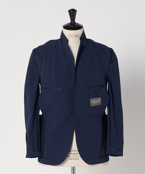 A DAY IN THE LIFE UNITED ARROWS(アデイインザライフユナイテッドアローズ)の「サッカー 2ボタン ジャケット-セットアップ対応・マシンウォッシャブル-<A DAY IN THE LIFE>(テーラードジャケット・メンズ・ダークグレー/ネイビー・M/L/S/XL)」の20枚目の写真