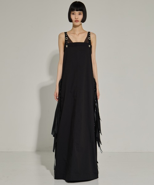 TOGA PULLA（トーガ　プルラ）の「【TOGA PULLA/トーガプルラ】Twill fringe dress/ツイルフリンジドレス（ドレス・レディース・ブラック・36）」の14枚目の写真