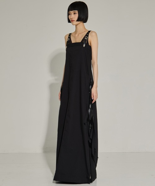 TOGA PULLA（トーガ　プルラ）の「【TOGA PULLA/トーガプルラ】Twill fringe dress/ツイルフリンジドレス（ドレス・レディース・ブラック・36）」の13枚目の写真
