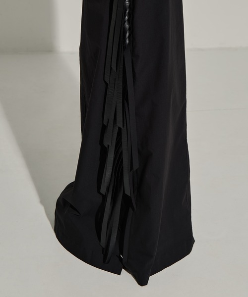 TOGA PULLA（トーガ　プルラ）の「【TOGA PULLA/トーガプルラ】Twill fringe dress/ツイルフリンジドレス（ドレス・レディース・ブラック・36）」の7枚目の写真