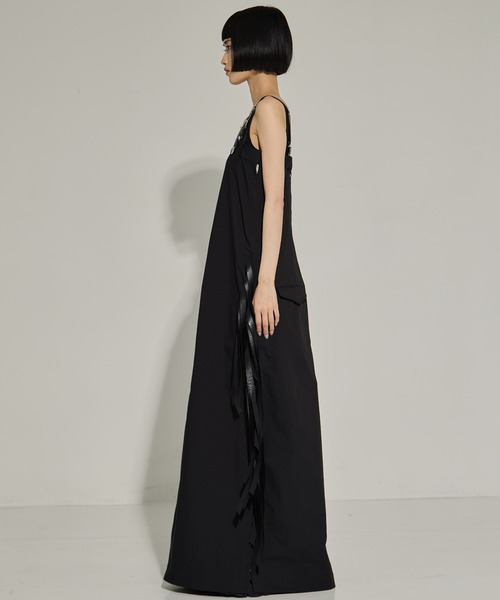 TOGA PULLA（トーガ　プルラ）の「【TOGA PULLA/トーガプルラ】Twill fringe dress/ツイルフリンジドレス（ドレス・レディース・ブラック・36）」の12枚目の写真